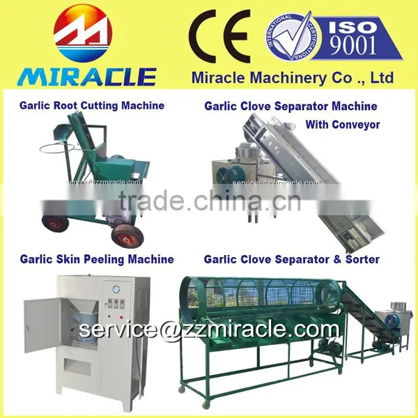Fresh Garlic Feeding Conveyor and Peeling Garlic Skin Machine for Restaurant photo-2