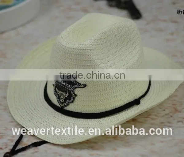 Promotion for Summer Sunshade Protection Straw Hat Wholesale Customized Cowboy Hat Unisex photo-3