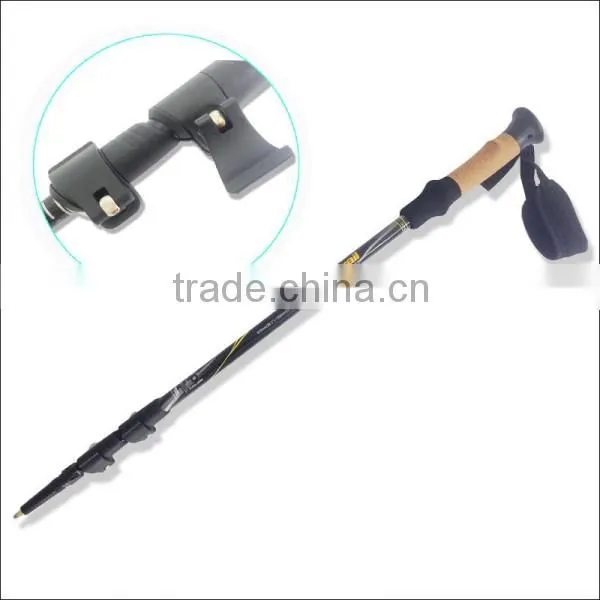 3 Sections Aluminum 7075 External Lock Trekking Pole photo-6
