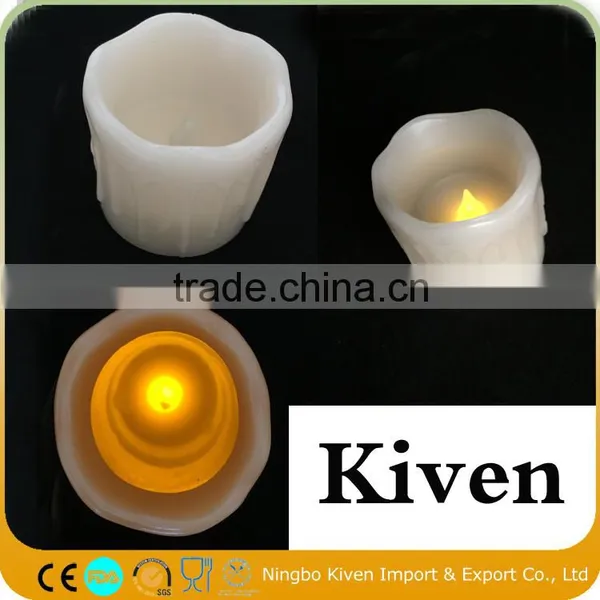 Hot selling home decoration flameless moving wick led candle