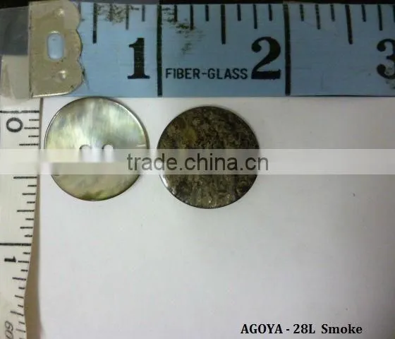 Real Shell Button, Shell Sewing Mother of Pearl Agoya Buttons, 18mm