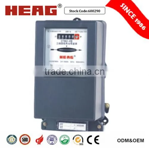 D86 3 Phase 4 Wire Energy Meter Connection Prepaid Electronic Energy Meter