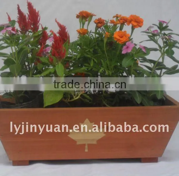 Wood Flower Planter