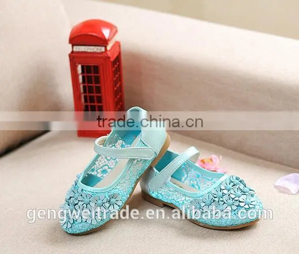 Cute Princess Wholesale Girls Shoes Sweet Girl Flower High Heel Flower Shoes photo-4