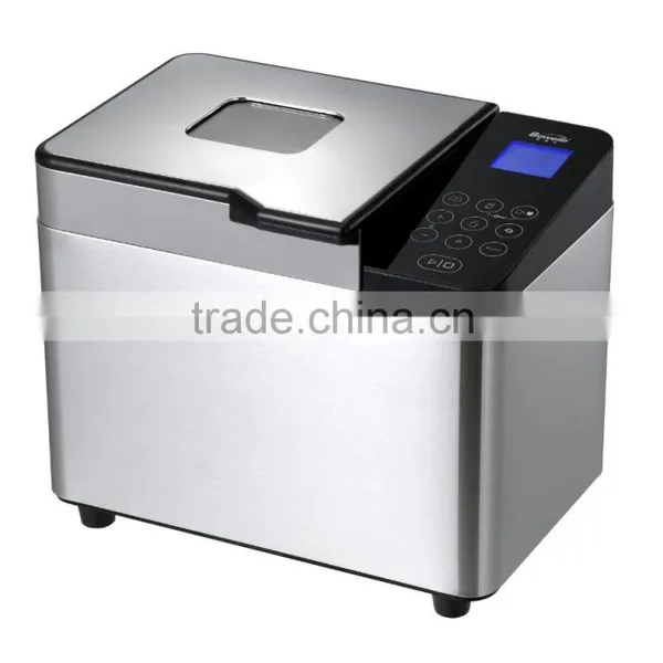 2016 Full SS Housing Automatic 2.0LB Bread Maker Machine With Glass Touch Control Panel photo-3