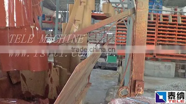 TL-SYX-J Multi Glaze Spray Guns Working Machine , Corner Tile Glaxzing Production Line, Tile Glzing Equipment Made in China photo-4