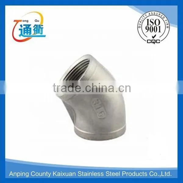 Casting Stainless Steel 45 Degree Male-female Pipe Fitting photo-4