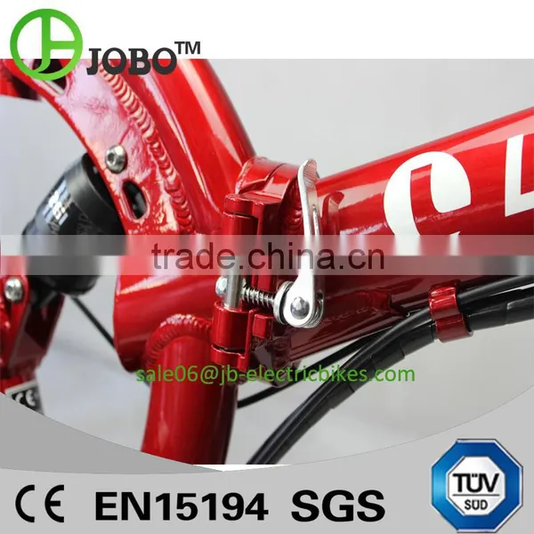 Full Suspension 20 Inch Folding Electric Bike 1:1 PAS System photo-2
