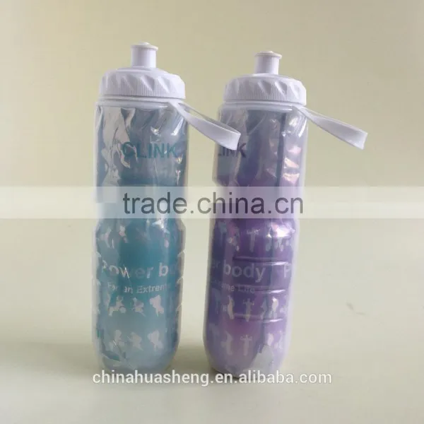 New Design PE Double-wall Insulated Drinking Bottle With Foil Insert photo-6