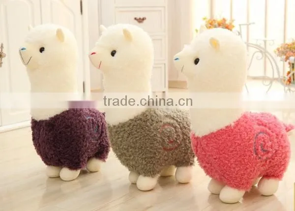 2015 High Quality Alpaca Stuffed Animal Sheep Toy photo-4