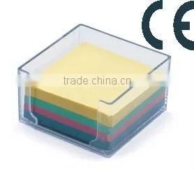 Acrylic Memo Holder,memo Sticky Note Cube