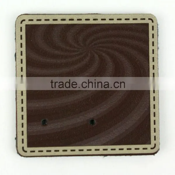 High Quality Garment Colorful Logo Clothing Leather Label photo-5