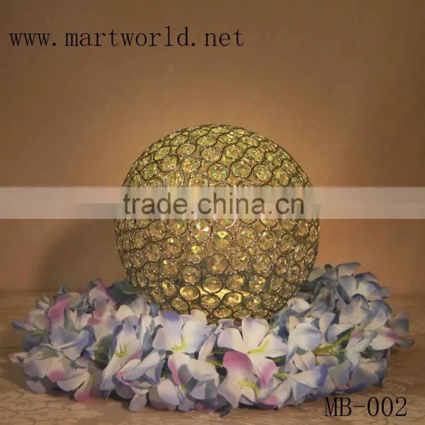 Round Shape Shinging Crystal Ball Wedding Decoration Materials Party Decoration Wedding(MB-002) photo-2