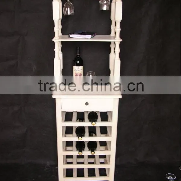 Multiple Vintage Wood Wine Holder