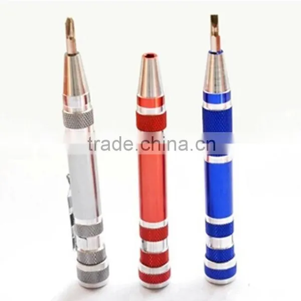 Pen Shaped 6-in-1 Pocket Screwdriver Set Bits photo-4