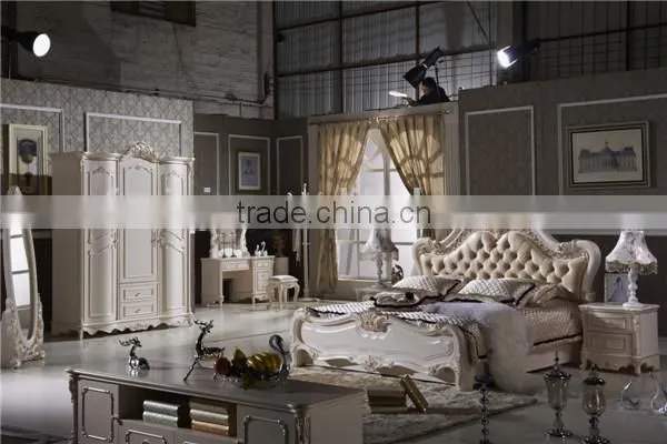 Bedroom Furniture se / Princess Style Bed / Indonesia Adult Bedroom Set Furniture L102A