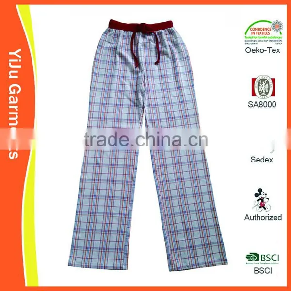 OEM Combed Cotton Long Style Pajama Pants