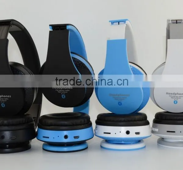 Xmas Gift Handfree Stereo MP3 Bluetooth Cheap Headset Wireless photo-3