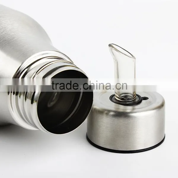 Premium Quality Stainless Steel Olive Oil Dispenser Leakproof Oil Bottle photo-5