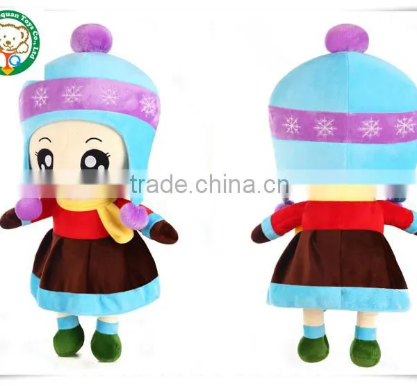 2016 New Promotions Girl Doll Plush Toy Doll New Year Birthday Gift photo-6