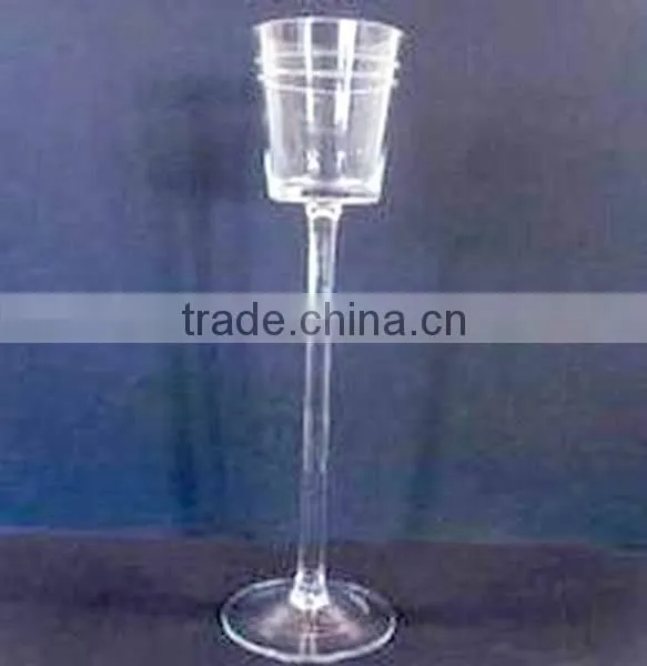 hot sale high quality long stem candle holder