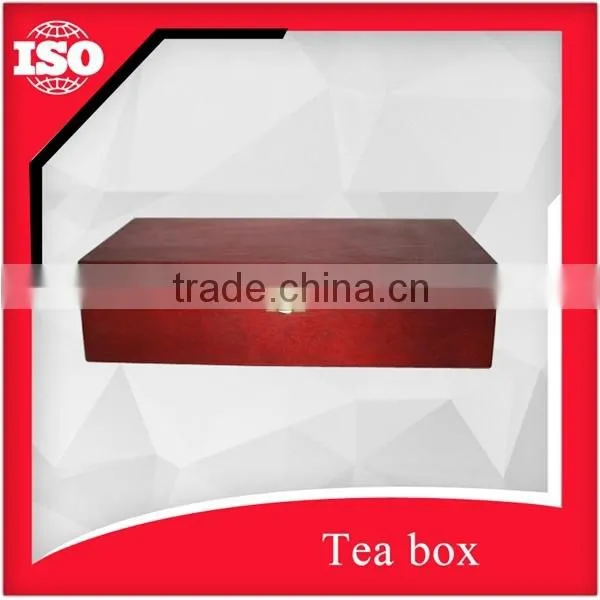 Fashionable Compartments Presentation Tea Box With Nature Color photo-2