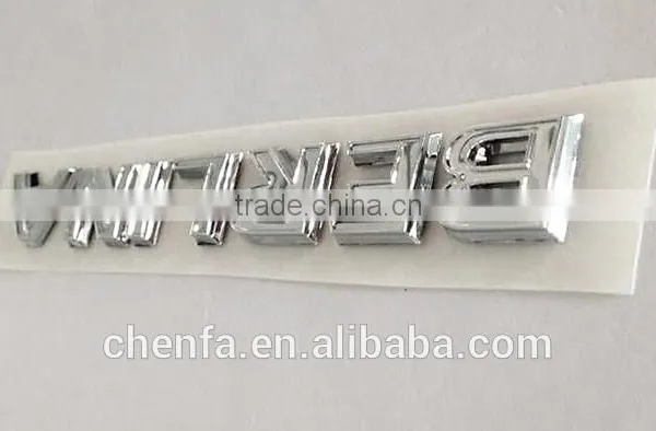 New Style 3D Plastic Chrome Plating Car Emblem photo-4