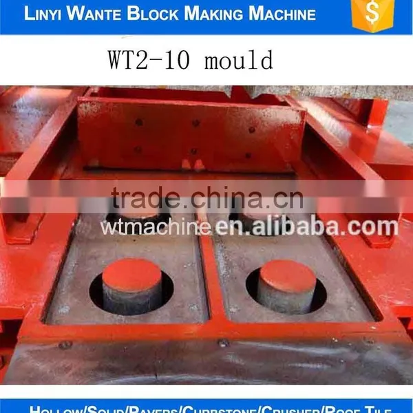 WT2-10 Interlocking Blocks Making Machine in South Africa photo-3