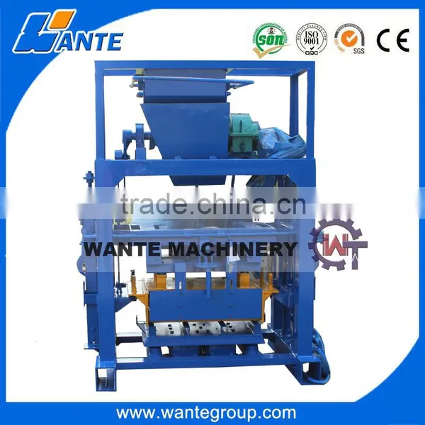 WANTE BRAND QT40-1 China Products Mold Concrete Manual Block Machine photo-3