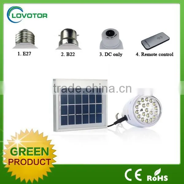 Energy Saving Lamp Rechargeable Light Bulb With 2w Solar Panel photo-5