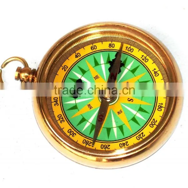 Brass Locket Compass -Gift Compass - Pocket Compass 13498 photo-5