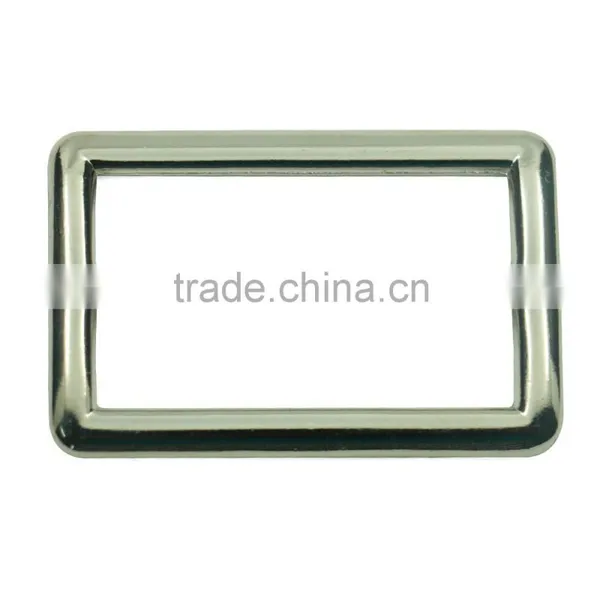 Eco-friendly Zinc Alloy Fashion Metal Curved Tri-glide Buckle for 38mm Belts