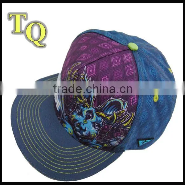 2015 customizable good quality 6 panel snapback cap with 3D embroidered logo