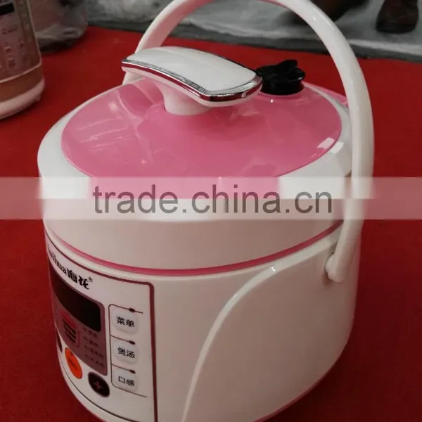 2016 New Cute Portable 2L White Black Pink Baby Multi Camping Rice Pressure Cooker Mini Travel Cookers With Handle photo-5
