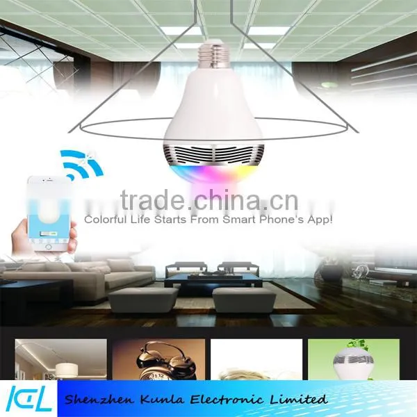Bluetooth Wireless Light Bulb Cell Phone Wireless Control 7W E27 photo-4