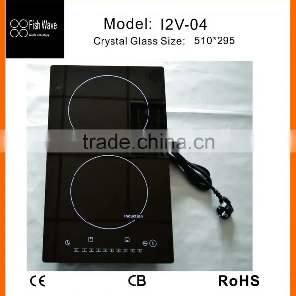 Foshan Supplier Food Heater Faster Hot 30cm ss Frame 2 Zones Bar Stoves in Kitchen Appliance photo-3