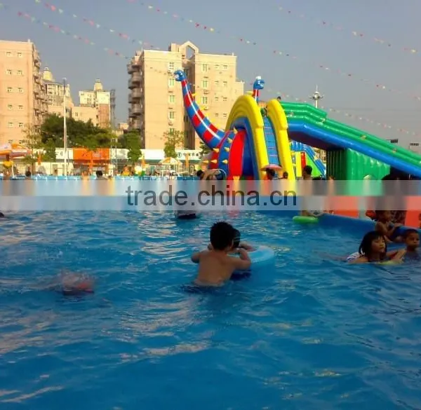 Hot Sale Giant Metal Frame Swimming Pool Water Park Inflatable Water Park photo-2