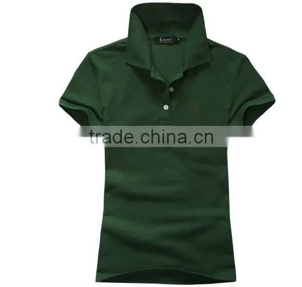 Wholesale China Bulk Plain Cotton Formal Short Sleeve Polo Shirts photo-2