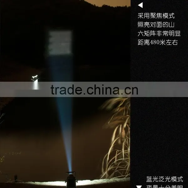 10W Night Emergency Led Light Aluminium Zoomable Led Lanterns 3*18650 Rechargeable Battery