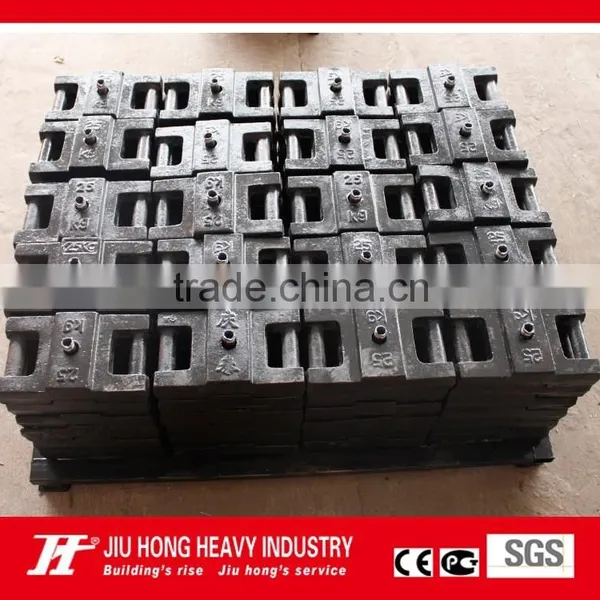 Cast Iron Counter Weight for Suspended Platform
