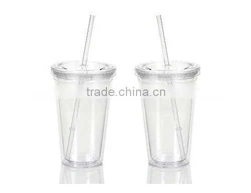 20oz Smoothie Tumbler With Straw Double Wall Wholesale photo-4