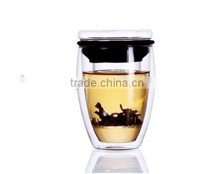 1.1L Glass Jug/Glass Juice Jug With Lid/Glassware