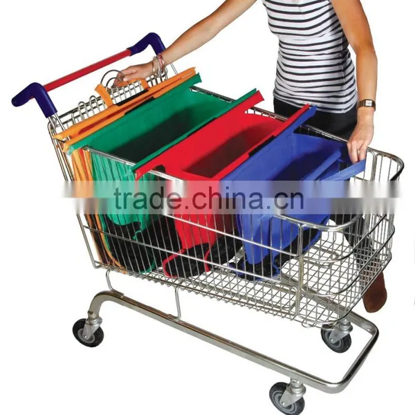 Fashion Shopping Trolley Bag, Reusable Shopping Bag, Canvas Bag Canvas Tote Bag Foldable Shopping Trolley Bag