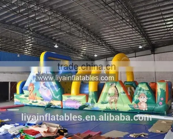 2015 Best Design 12m Inflatable Obstacle Course for Kids , Outdoor Obstacle Course photo-3