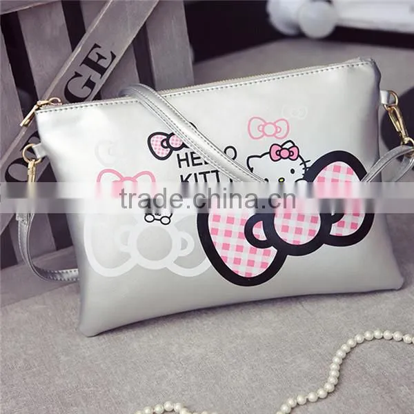 Hello Kitty Ladies Sling Bag for Girls Minnie Mickey Female Shoulder Bag