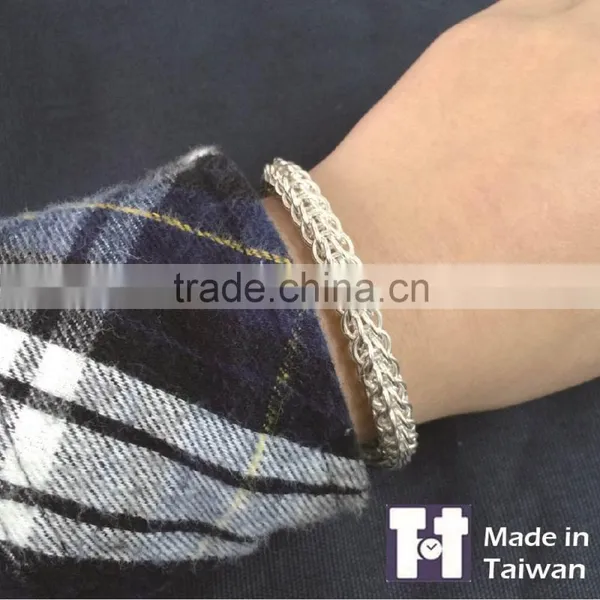 Fashion Charm Mens Persian 925 Sterling Silver Manual Bracelet Jewelry photo-6