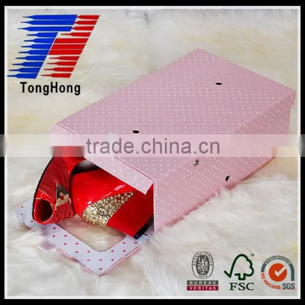 Custom High Quality Exquisite Cardboard Shoe Box With Reasonable Price Wholesale photo-3