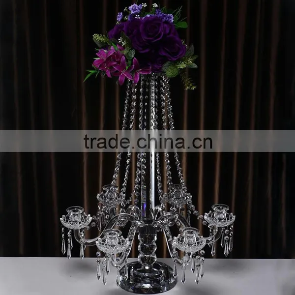 Home ,wedding ,party Event Beautiful Crystal Candel Holder Centerpieces photo-6