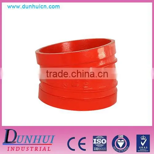 Fire Fighting Pipe Fitting of 22.5 Degree Elbow