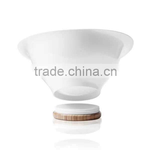 Quirky Ventu Strain and Serving Bowl With Bamboo Bottom photo-6
